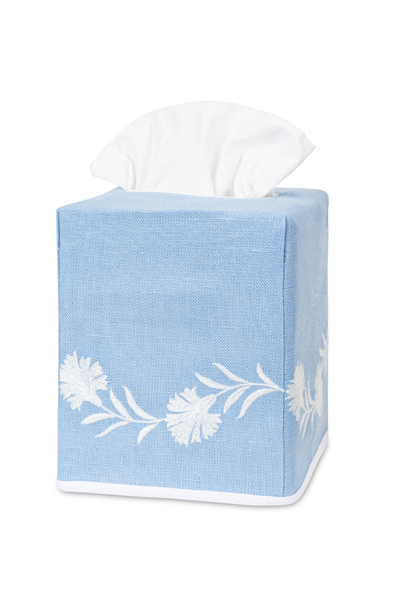 Daphne | Embroidered Tissue Box Cover