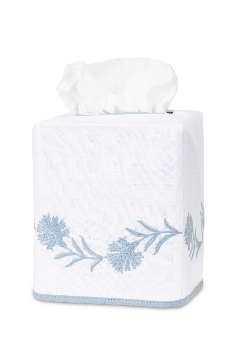 Daphne | Embroidered Tissue Box Cover