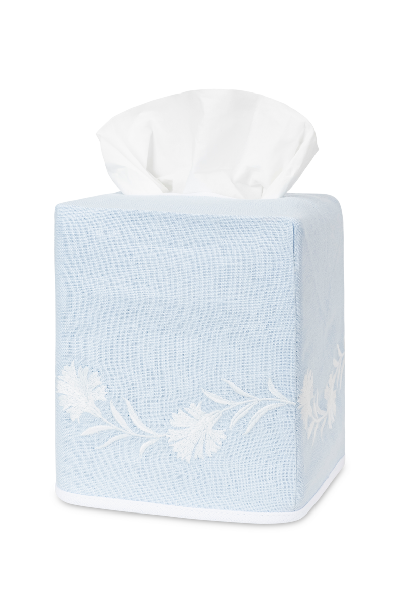 Daphne | Embroidered Tissue Box Cover