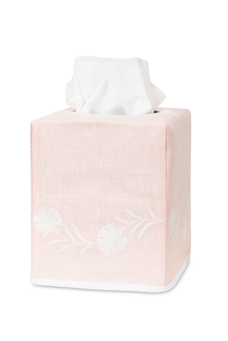 Daphne | Embroidered Tissue Box Cover