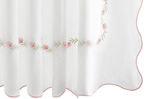 Photo of the Daphne Shower Curtain ensemble.