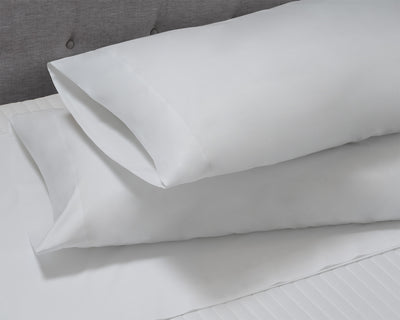 Caterina pillowcases by Dea in White.
