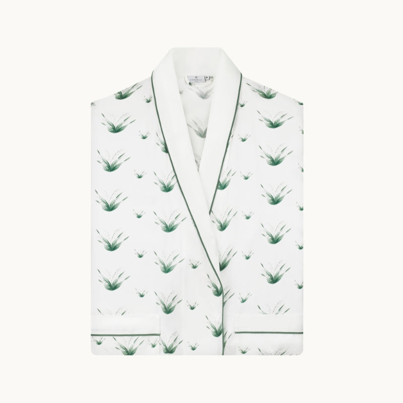 Lily Of The Valley | Silk Dressing Gown