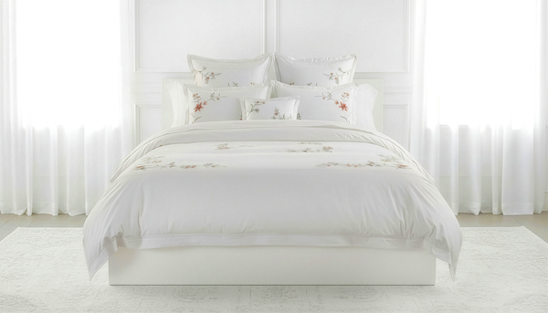 Photo of the The Eden Bedding Collection ensemble.