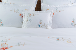 Photo of the The Eden Bedding Collection ensemble.