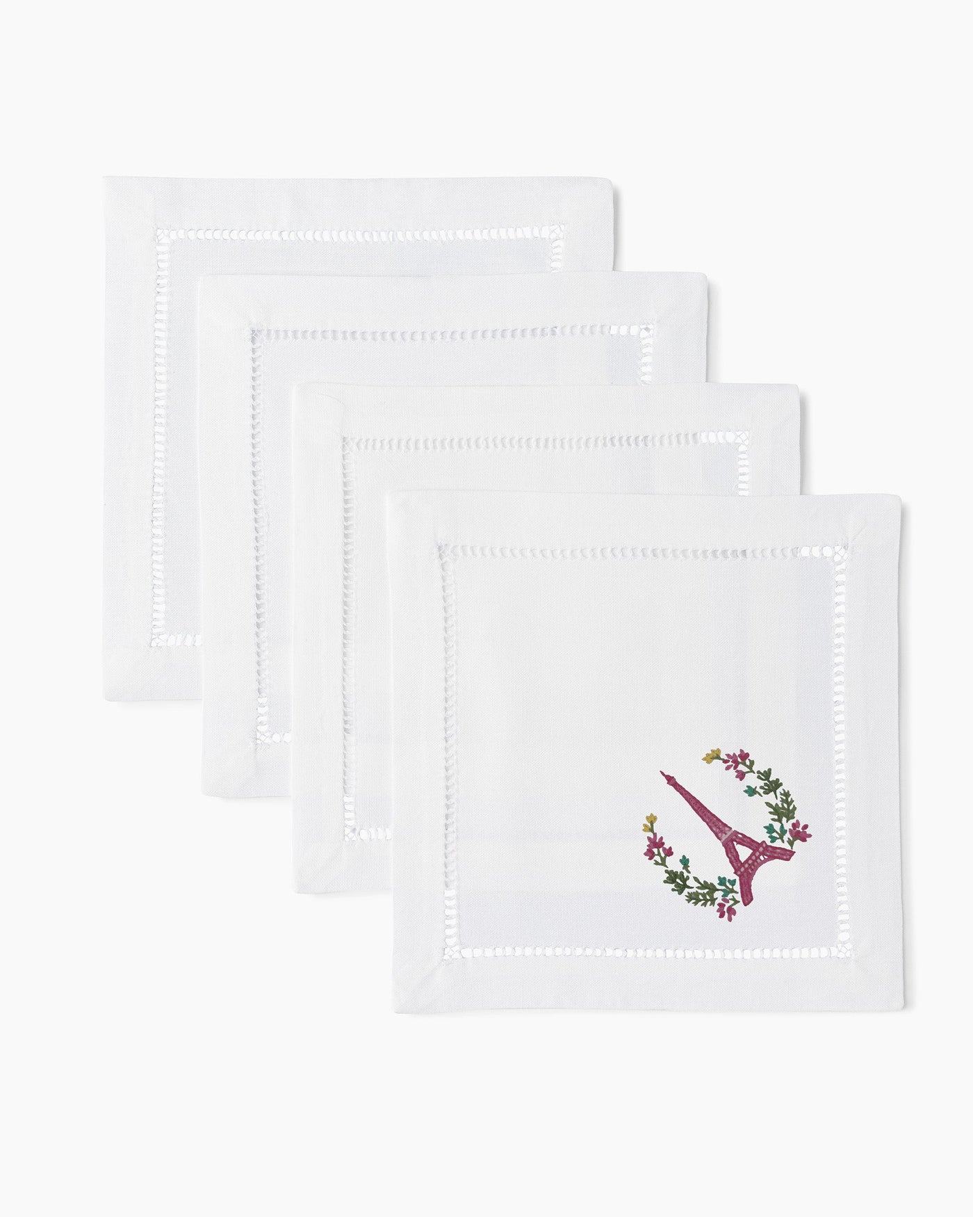 Eiffel Floral Cocktail Napkins