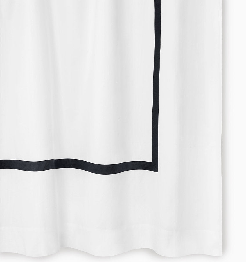 Sferra Estate | Shower Curtain White/Black