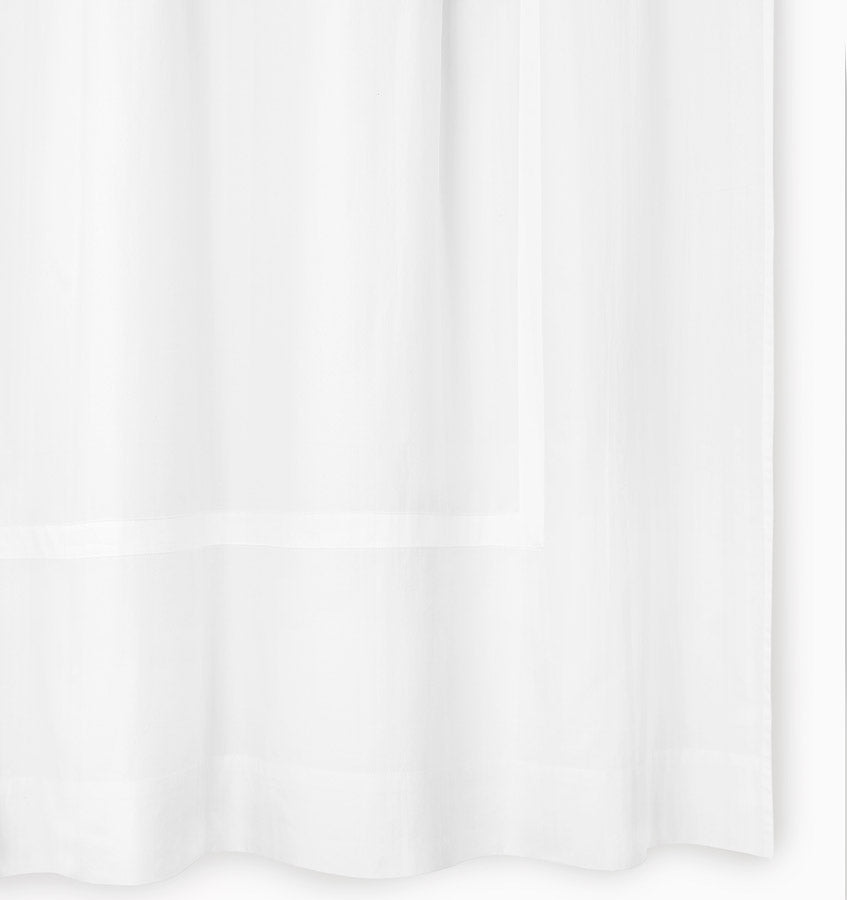 Sferra Estate | Shower Curtain White/White