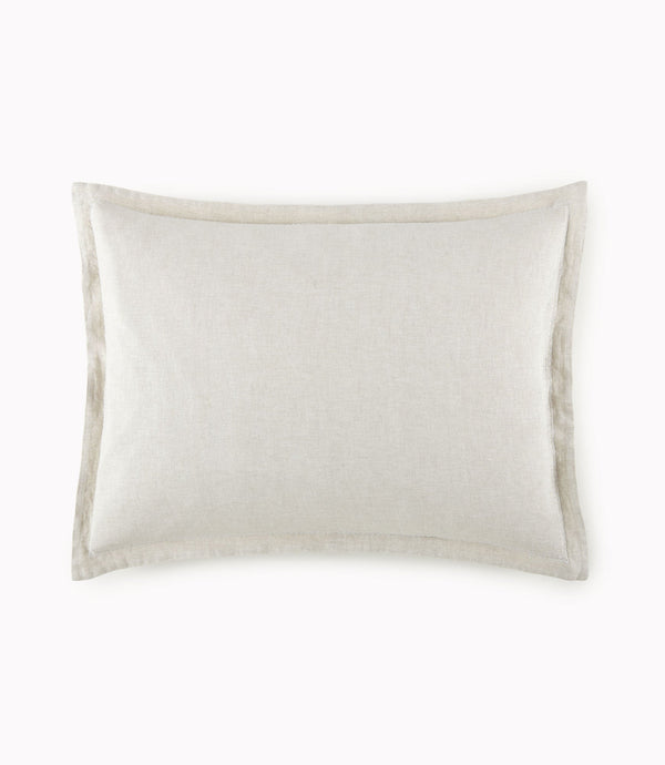 Photo of the European Washed Linen | Pillow Sham ensemble.