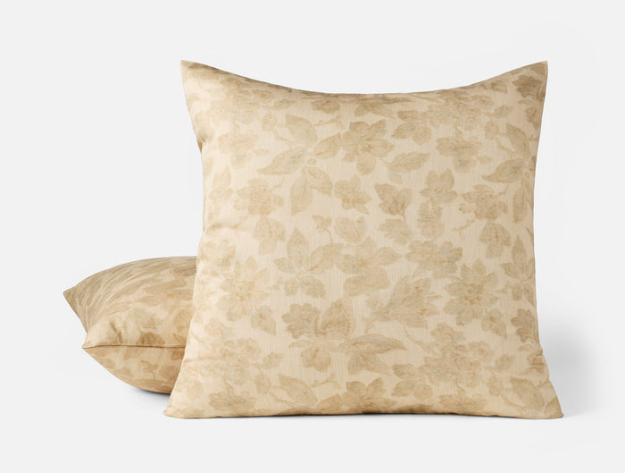 Photo of the Camellia Print | Pillow Sham ensemble.