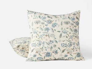 Photo of the Viola Print | Pillow Sham ensemble.