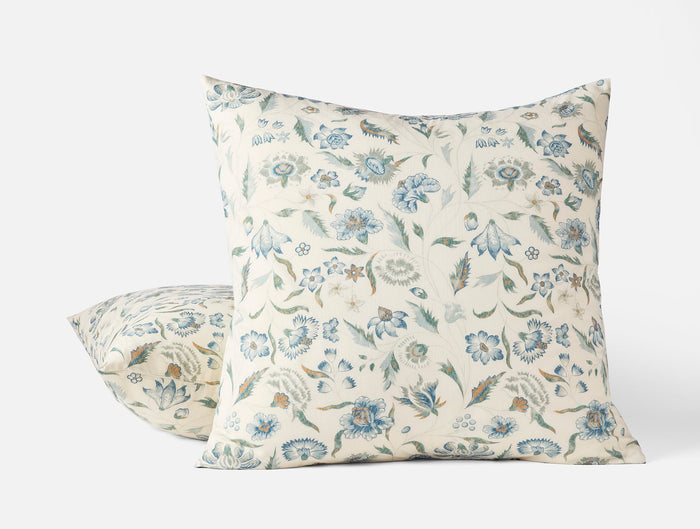 Photo of the Viola Print | Pillow Sham ensemble.