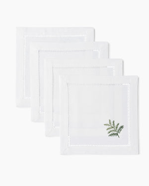 Photo of the Fern Cocktail Napkins ensemble.