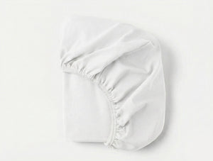 Photo of the Cloud Brushed Flannel | Fitted Sheet ensemble.