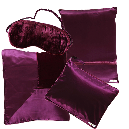 Silk Velvet Travel Set by Kumi Kookoon