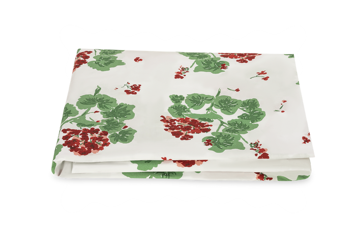 Photo of the Geranium | Fitted Sheet ensemble.