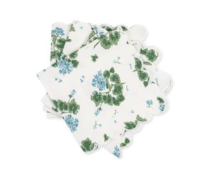 Photo of the Geranium Linen | Dinner Napkin Set ensemble.