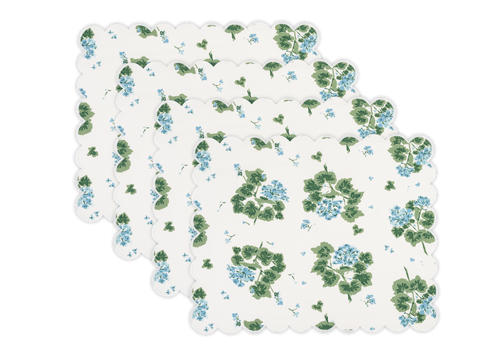 Photo of the Geranium Linen | Placemat Set ensemble.