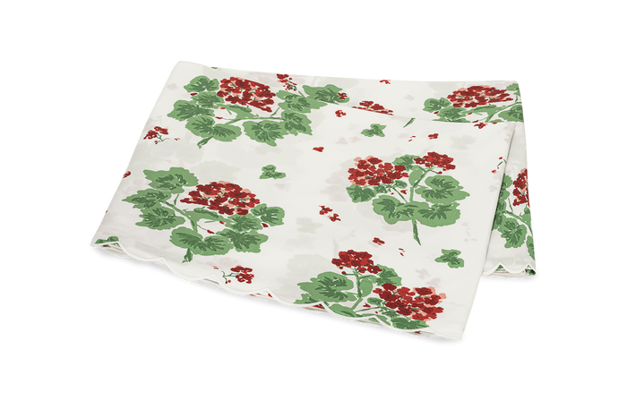 Photo of the Geranium | Flat Sheet ensemble.