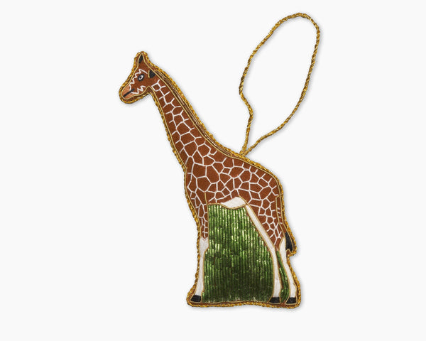 Photo of the Giraffe Ornament ensemble.