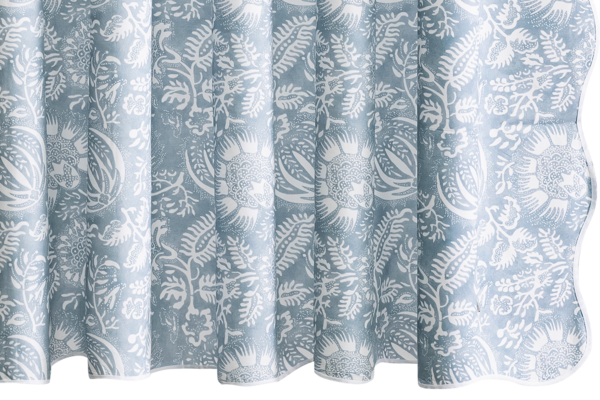 Photo of the Granada Shower Curtain ensemble.