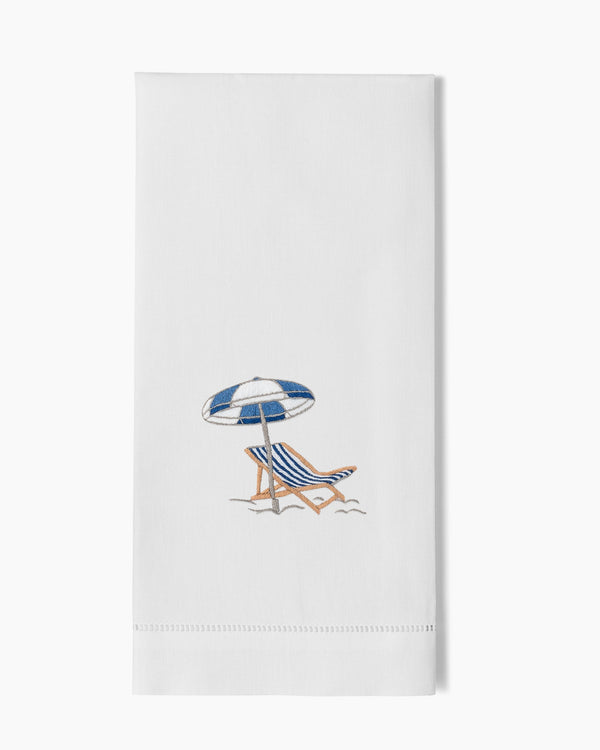 Photo of the Beach Chair Modern Hand Towel ensemble.