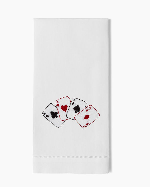 Photo of the Cards Hand Towel ensemble.
