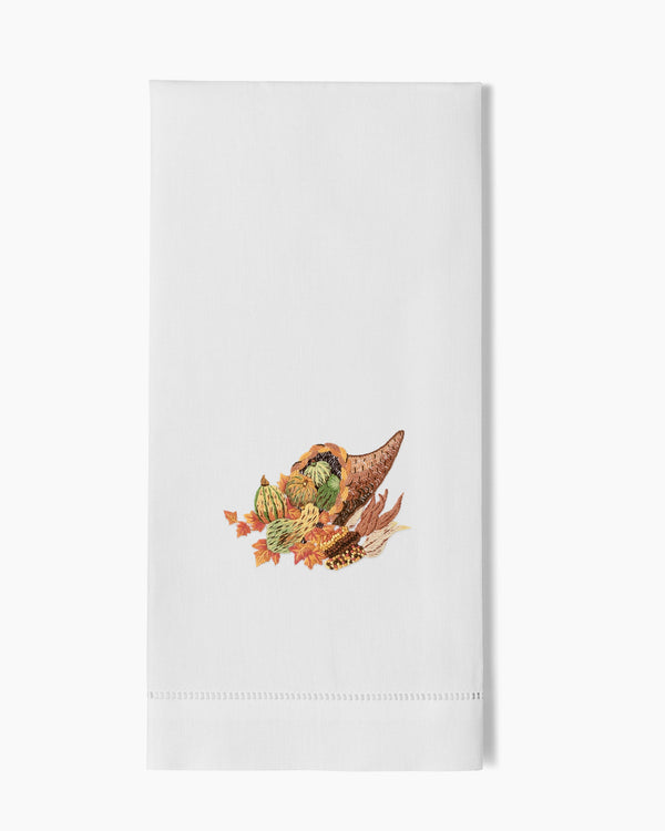 Photo of the Cornucopia Grande Hand Towel ensemble.
