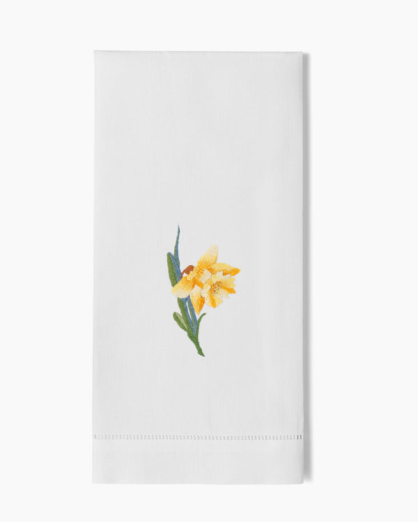 Photo of the Daffodil Hand Towel ensemble.