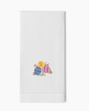 Photo of the Easter Eggs Hand Towel ensemble.