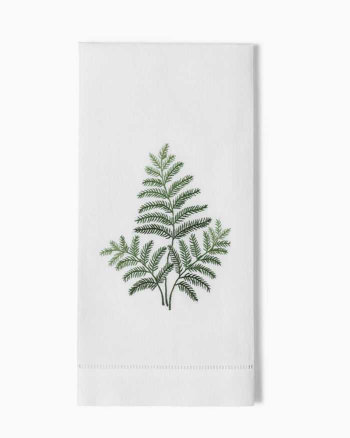 Photo of the Fern Hand Towel ensemble.