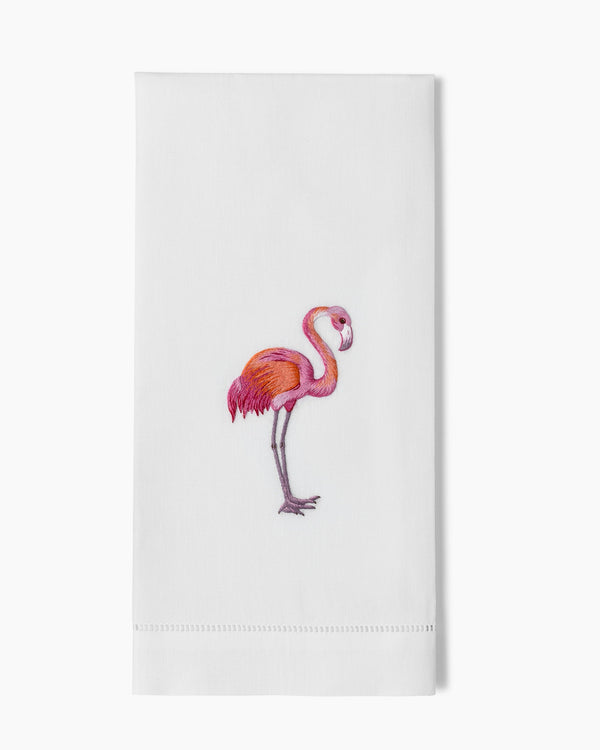 Photo of the Flamingo Hand Towel ensemble.