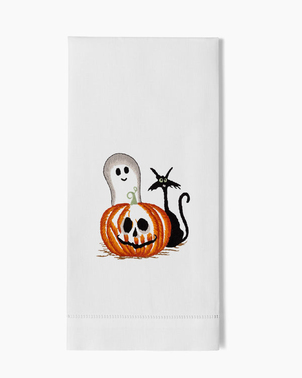 Photo of the Halloween Friends Hand Towel ensemble.