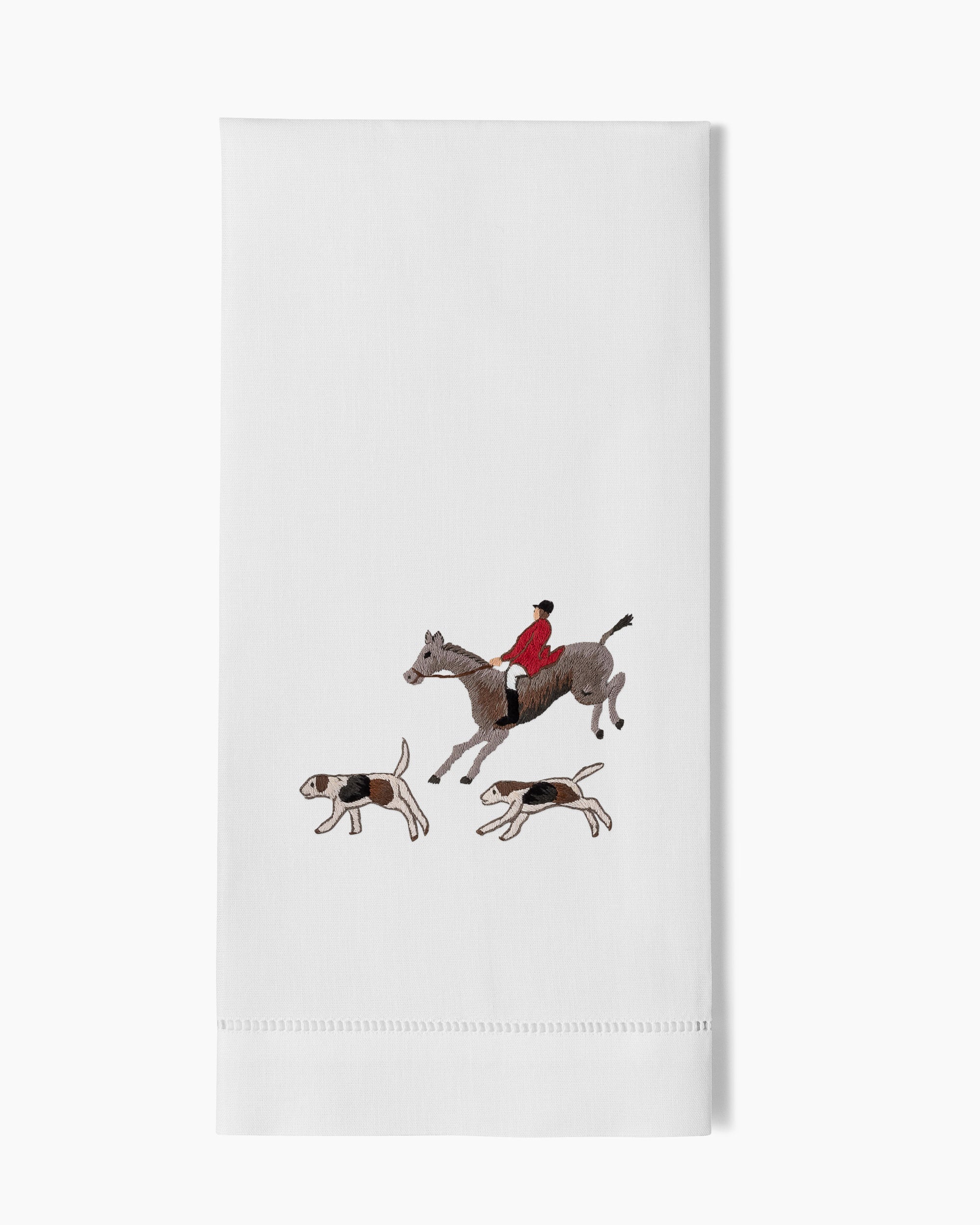 Henry Handwork Hunt Scene Towel - Thumbnail 3