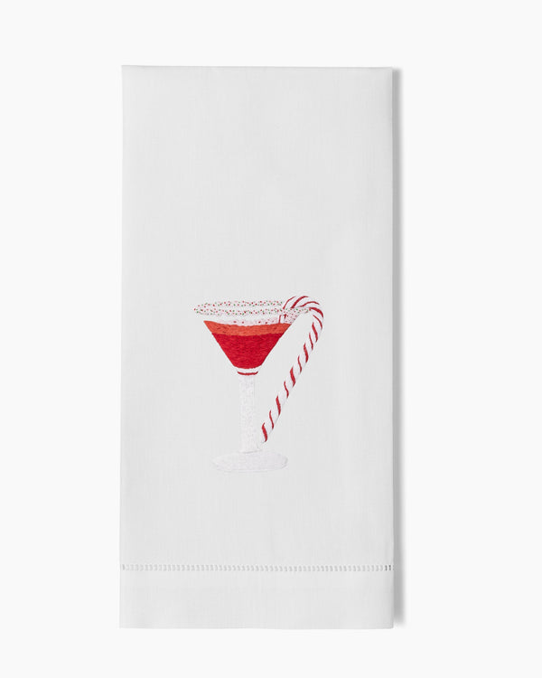Photo of the Peppermint Martini Hand Towel ensemble.
