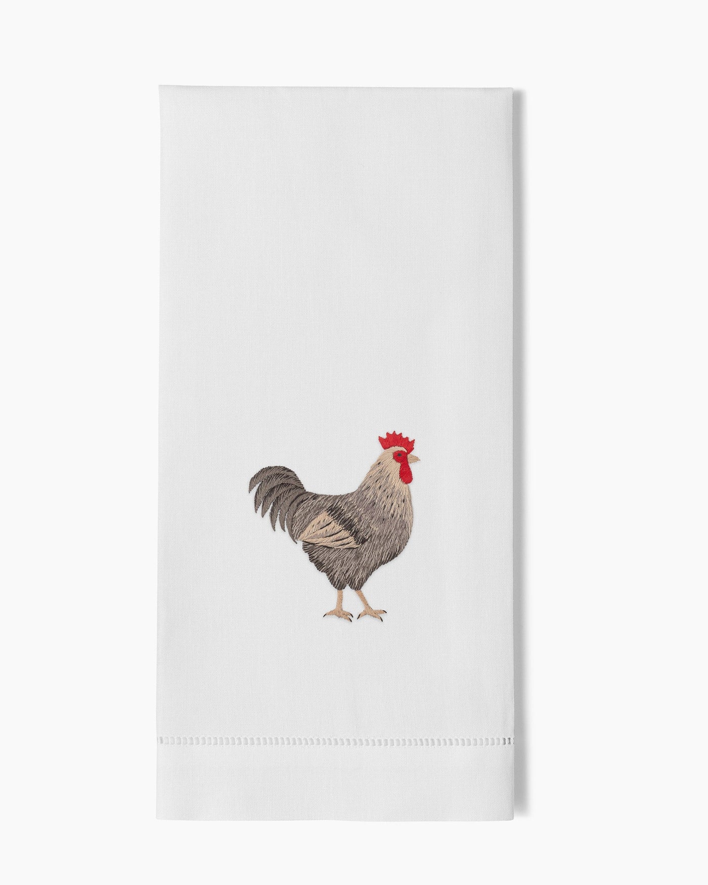 Rooster Gray Towel