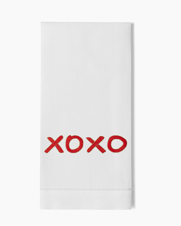 Photo of the XOXO Hand Towel ensemble.