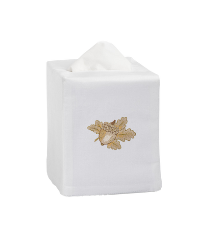 Acorn Gold Tissue Box Cover