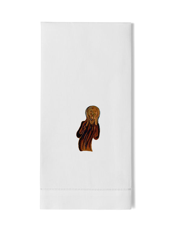 Photo of the The Scream Hand Towel ensemble.