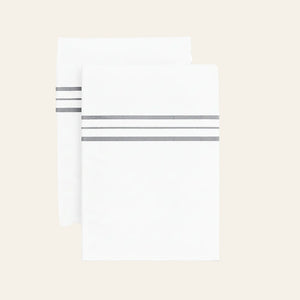 Photo of the Hem | Stripe Pillowcases ensemble.