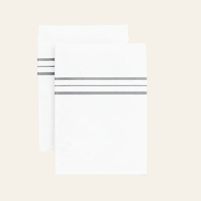 Photo of the Hem | Stripe Pillowcases ensemble.