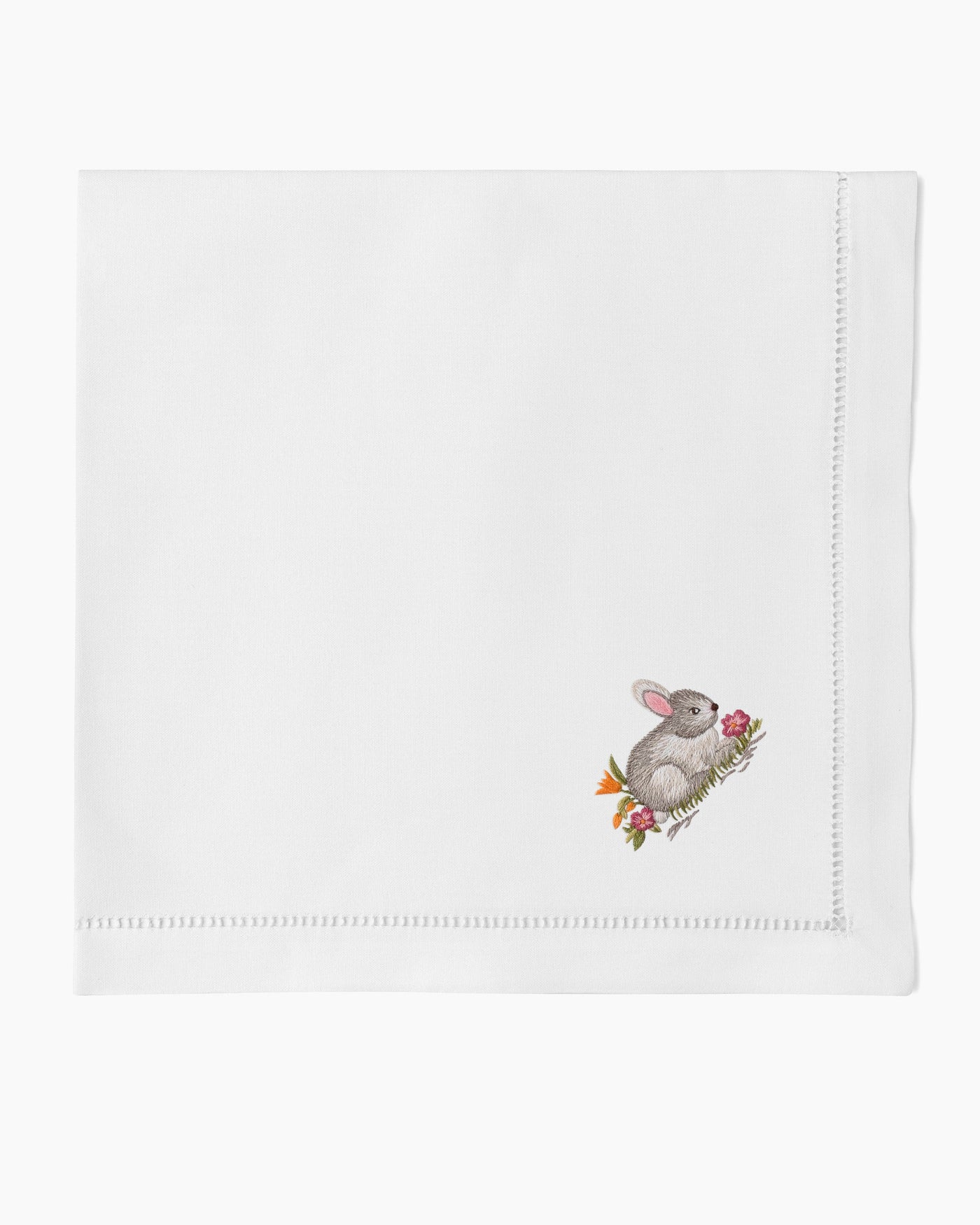 Image of Henry Handwork BUNNY GRAY Napkin