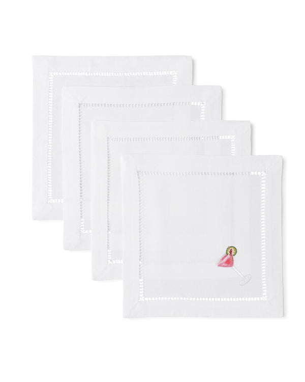 Photo of the Cosmopolitan | Cocktail Napkins, Set of 4 ensemble.