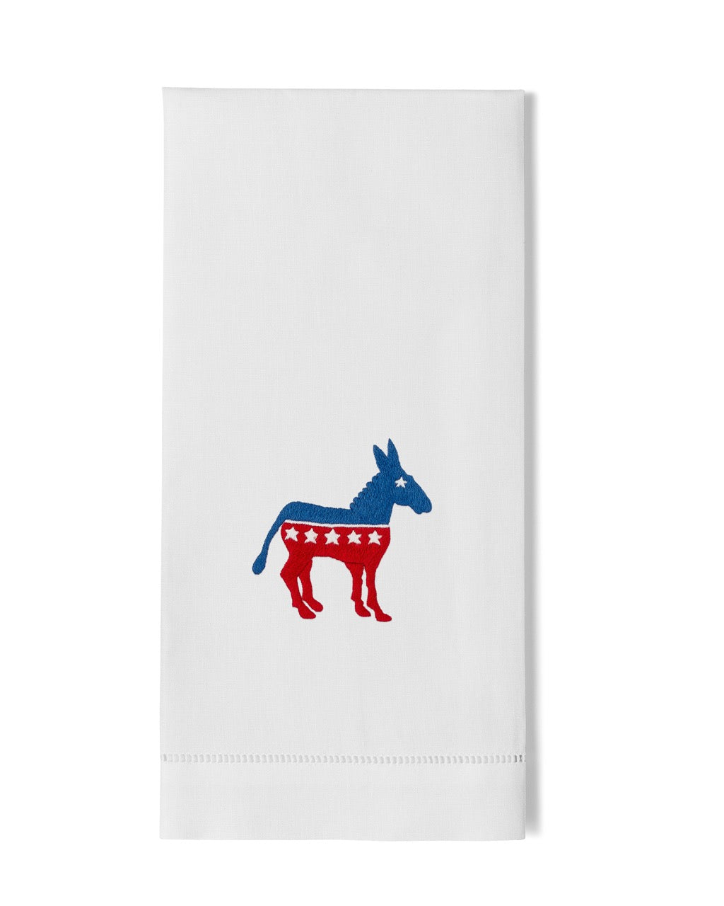 Image Of Henry Handwork Democrat Donkey hand towel.