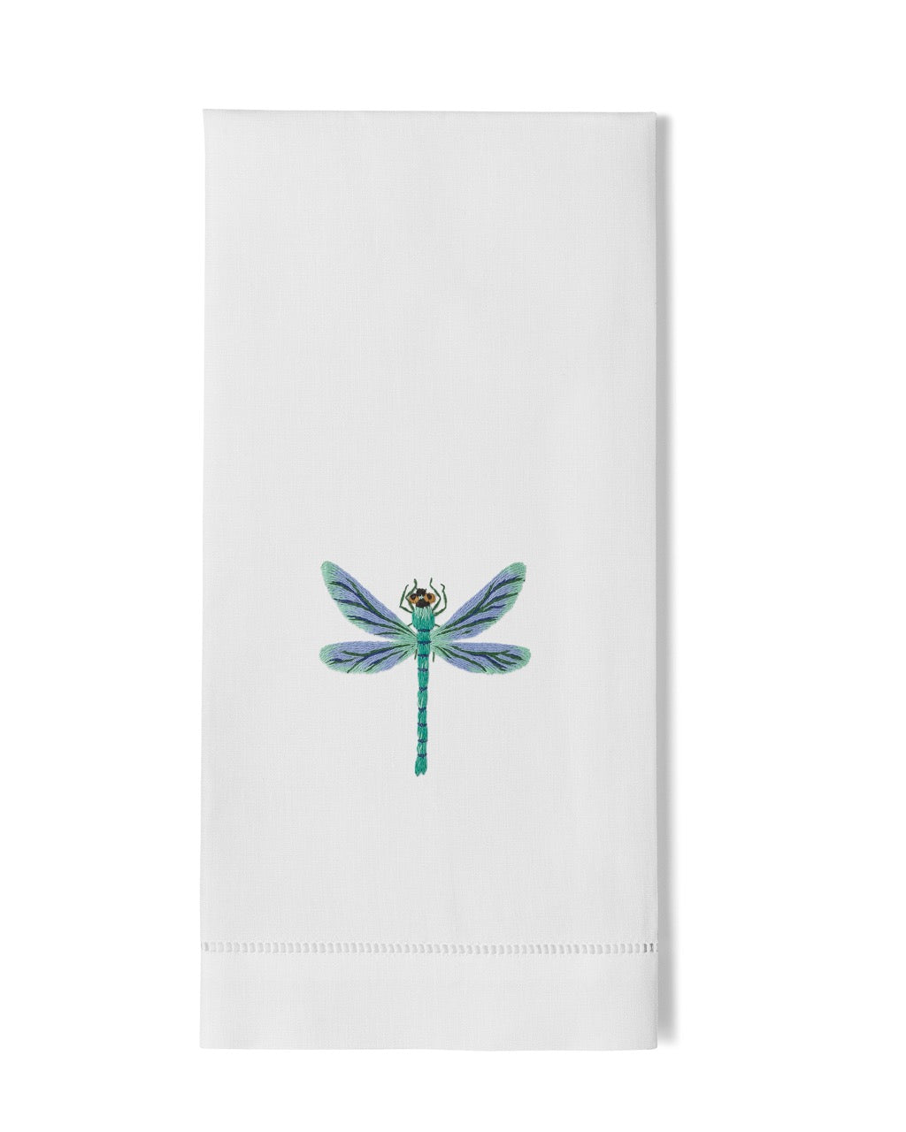 Image Of Henry Handwork Dragonfly Pastel hand towel.