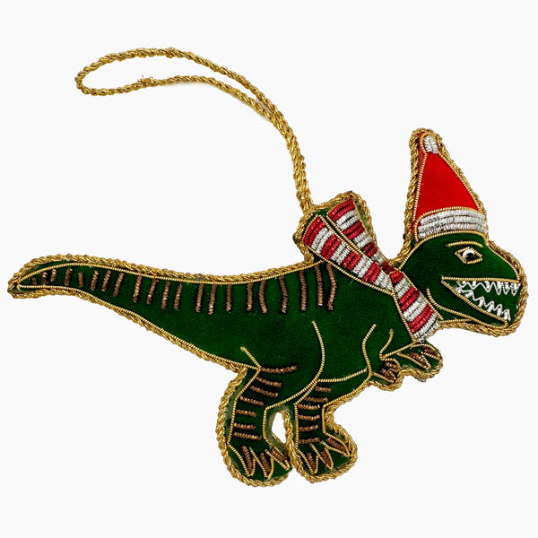 Photo of the Dinosaur Ornament ensemble.