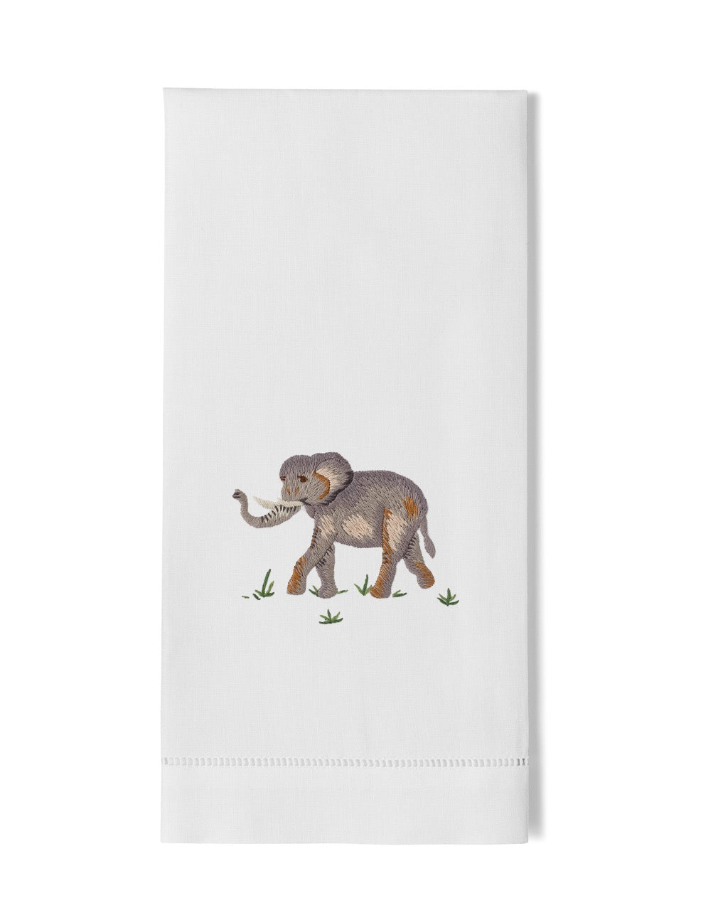 Image Of Henry Handwork Elephant hand towel.