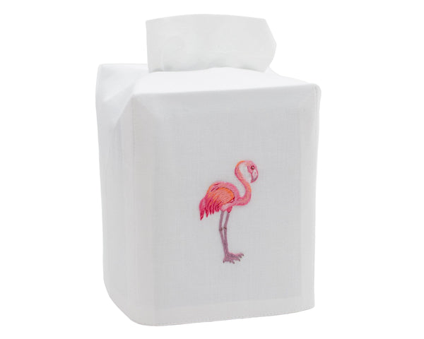 Photo of the Flamingo | Tissue Box Cover ensemble.