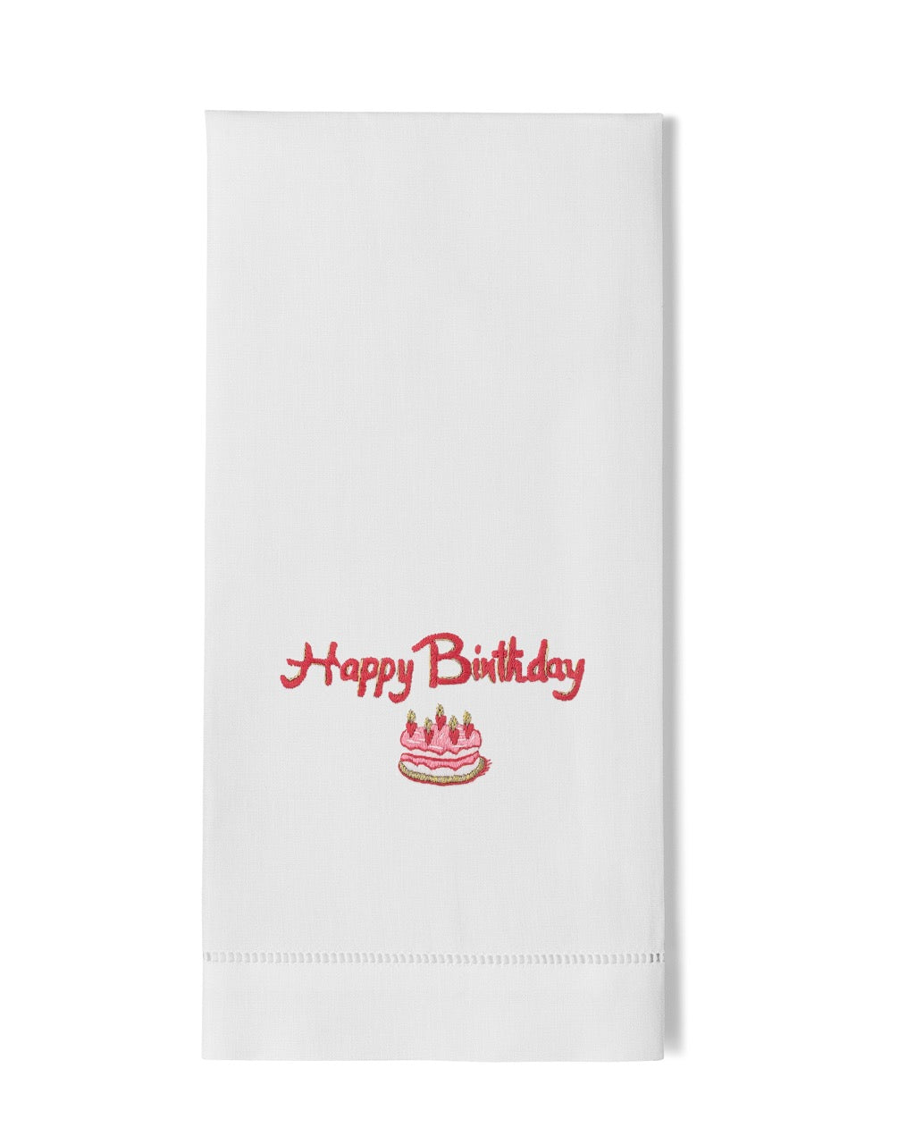 Image Of Henry Handwork Happy Birthday hand towel.