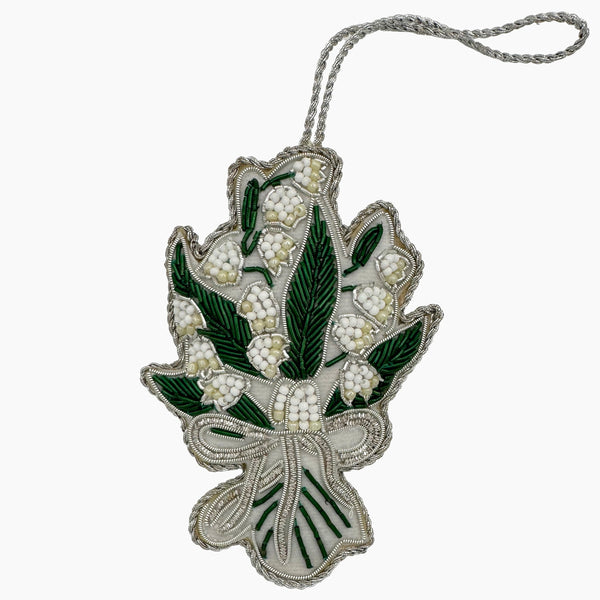 Photo of the Lily of the Valley Ornament ensemble.